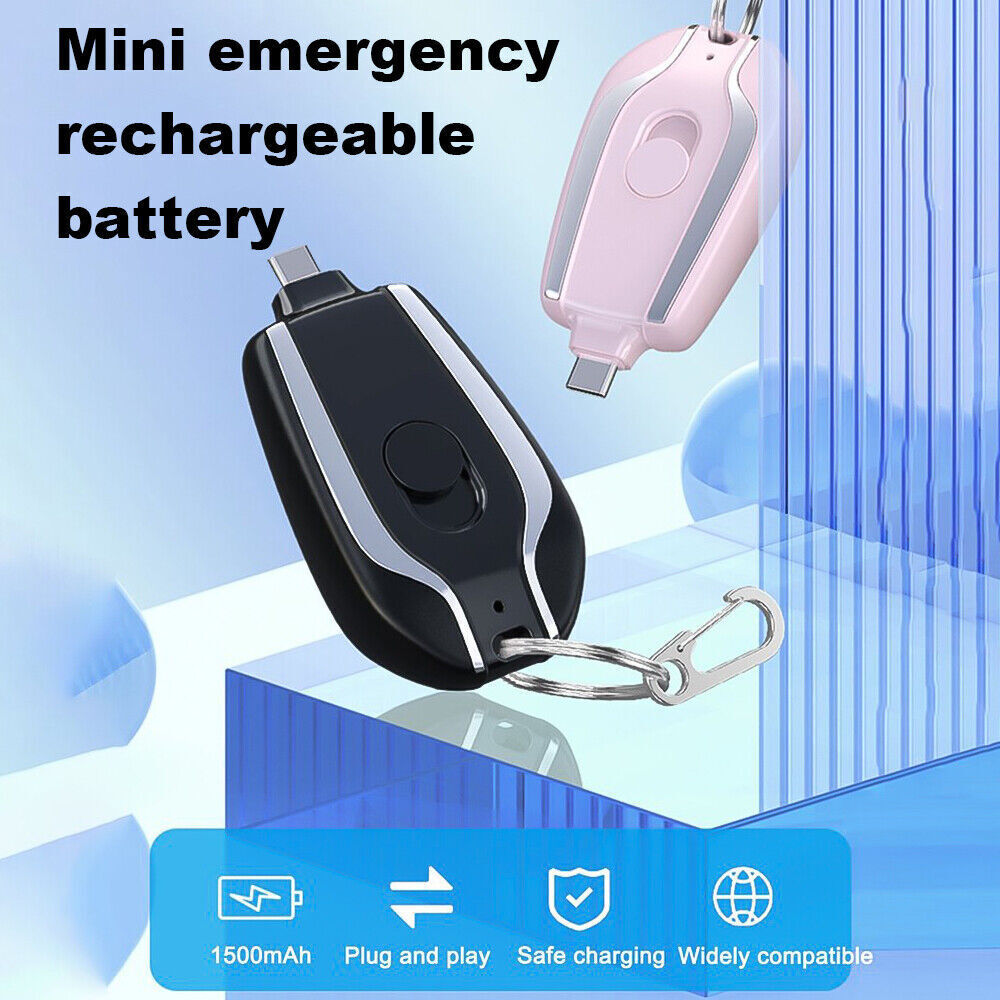Mini Emergency Keychain Powerbank
